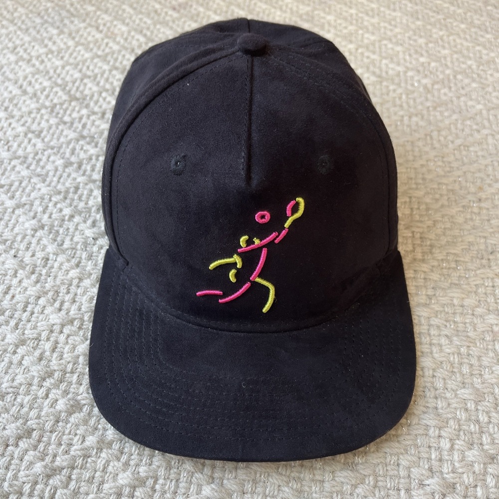 Paterson Made For Play black Snapback Adjustable Baseball Hat Cap